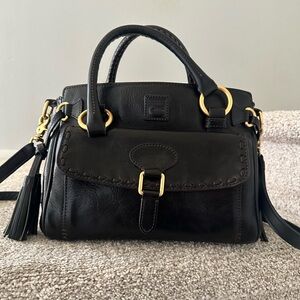 Black Vintage Dooney and Bourke Florentine Satchel